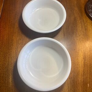 Fiestaware 2 Classic White Dinner Bowls